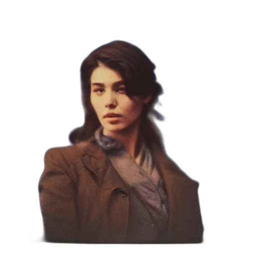 face, jacket, staff, hat transparent PNG cut-out