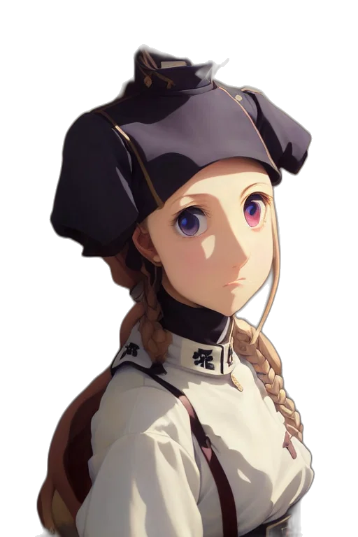 staff, hat, face, crown transparent PNG cut-out