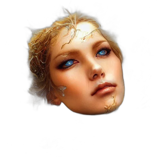 face, jewelry, crown, mask transparent PNG cut-out