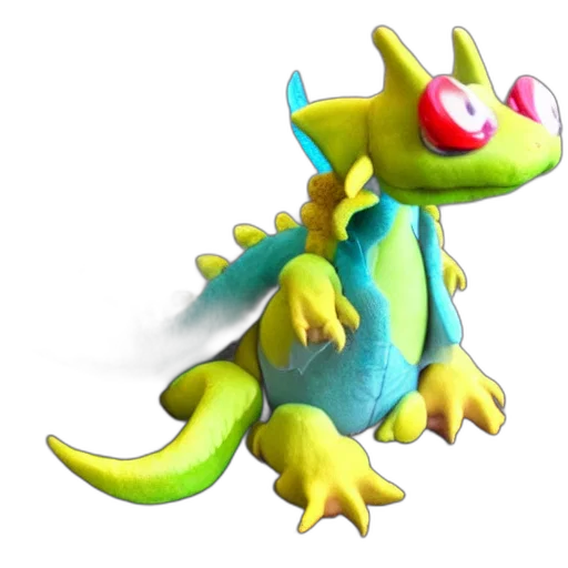 dragon, creature, animal, staff transparent PNG cut-out