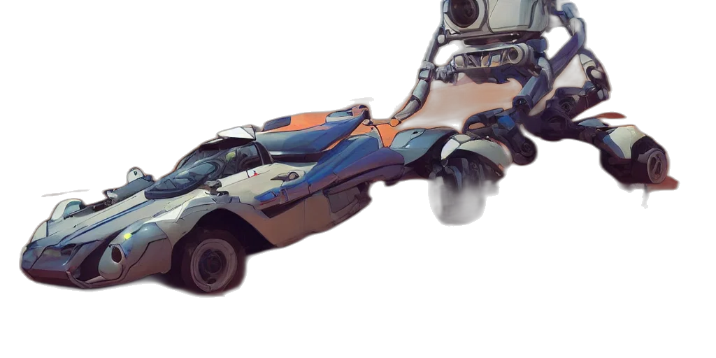car, robot, weapon, dragon transparent PNG cut-out
