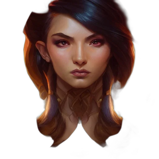 face, mask, crown, staff transparent PNG cut-out