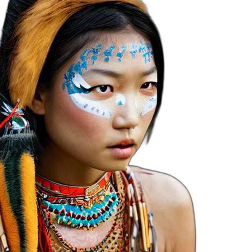 jewelry, face, mask, photorealistic transparent PNG cut-out