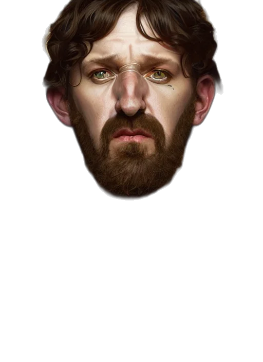 face, mask, crown, creature transparent PNG cut-out