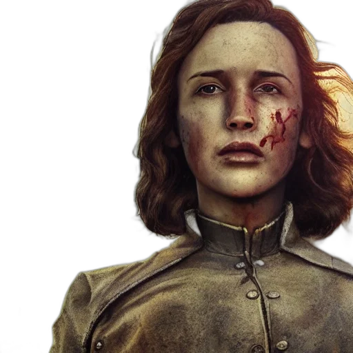 face, concept art, photorealistic, fantasy art transparent PNG cut-out