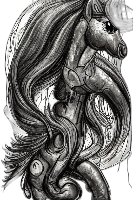 dragon, creature, hair, animal transparent PNG cut-out