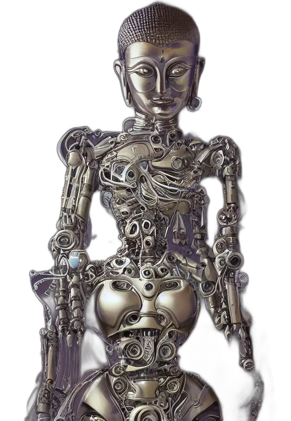 robot, jewelry, dress, crown transparent PNG cut-out