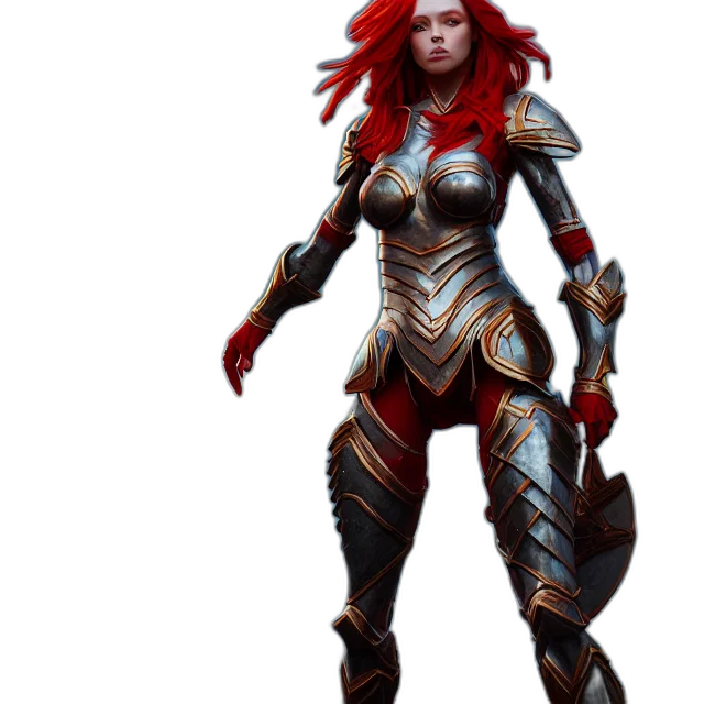 concept art, fantasy art, comic book art, 3d render transparent PNG cut-out