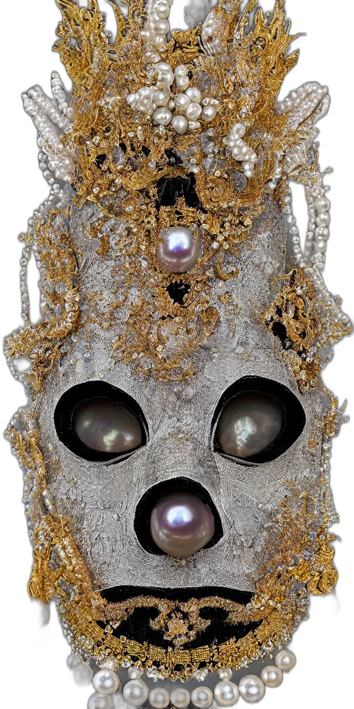 mask, jewelry, crown, face transparent PNG cut-out