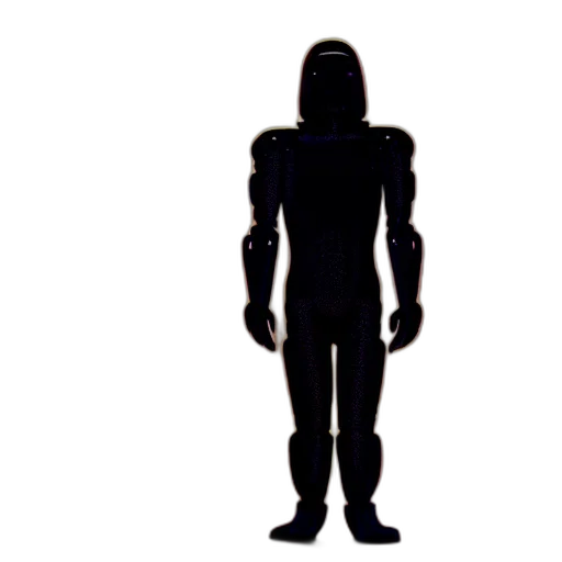 robot, staff, creature, jacket transparent PNG cut-out