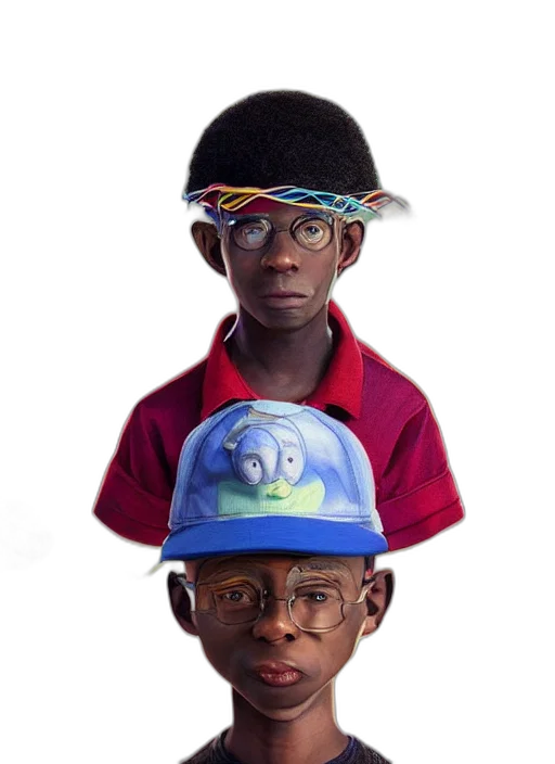 hat, face, staff, mask transparent PNG cut-out