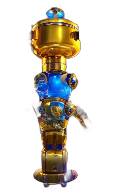 robot, sword, staff, weapon transparent PNG cut-out