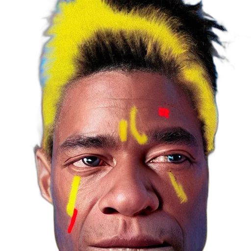 face, hair, mask, creature transparent PNG cut-out