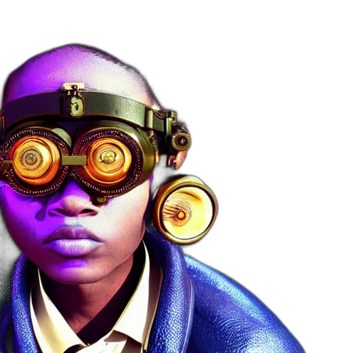 robot, jacket, mask, concept art transparent PNG cut-out