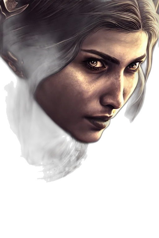 face, mask, fantasy art, concept art transparent PNG cut-out