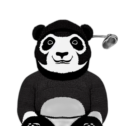 staff, animal, cartoon, pixel art transparent PNG cut-out