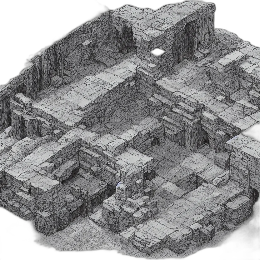 building, concept art, 3d render, fantasy art transparent PNG cut-out