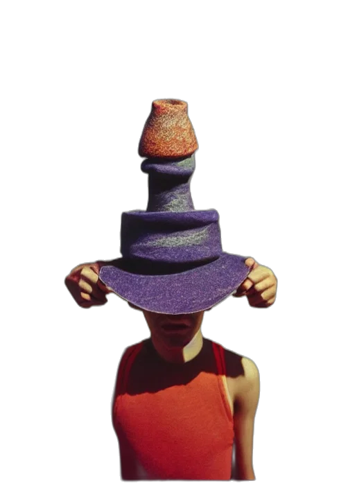 hat, dress, crown, staff transparent PNG cut-out