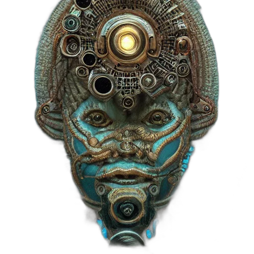 mask, jewelry, face, robot transparent PNG cut-out