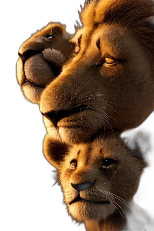animal, face, crown, creature transparent PNG cut-out