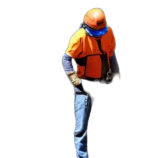 jacket, staff, robot, hat transparent PNG cut-out
