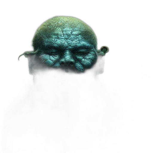 mask, face, creature, staff transparent PNG cut-out