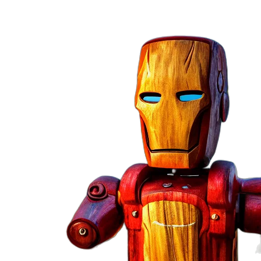 robot, 3d render, comic book art, concept art transparent PNG cut-out