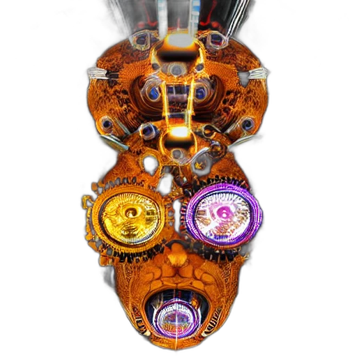 jewelry, robot, mask, crown transparent PNG cut-out