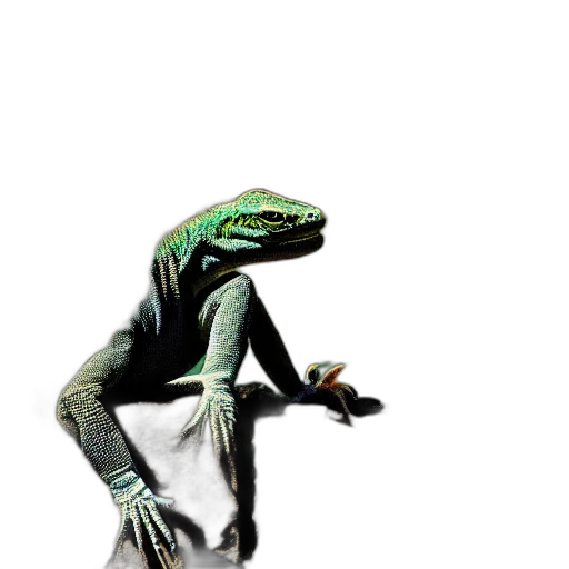 dragon, creature, animal, staff transparent PNG cut-out