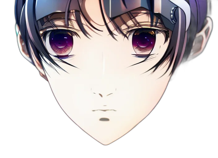face, mask, robot, creature transparent PNG cut-out