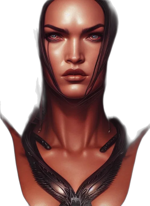 face, mask, fantasy art, concept art transparent PNG cut-out