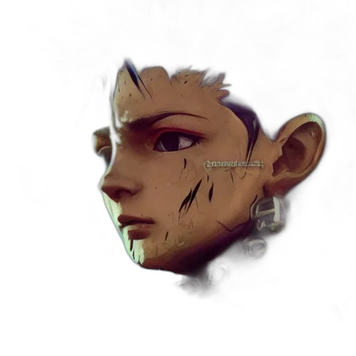 face, mask, creature, crown transparent PNG cut-out