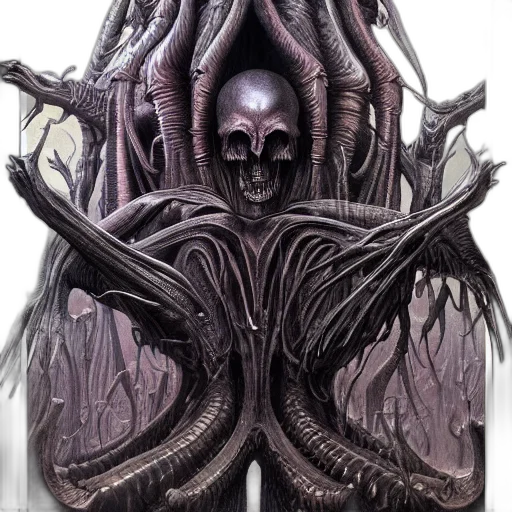 creature, crown, mask, hair transparent PNG cut-out