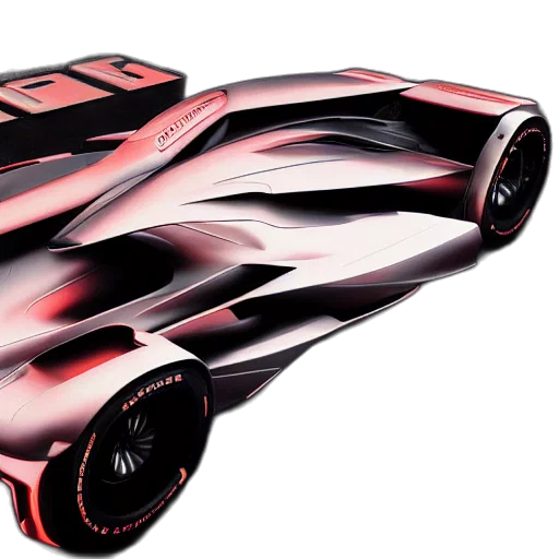 car, concept art, 3d render, photorealistic transparent PNG cut-out