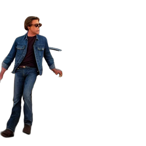 jacket, robot, shoes, 3d render transparent PNG cut-out