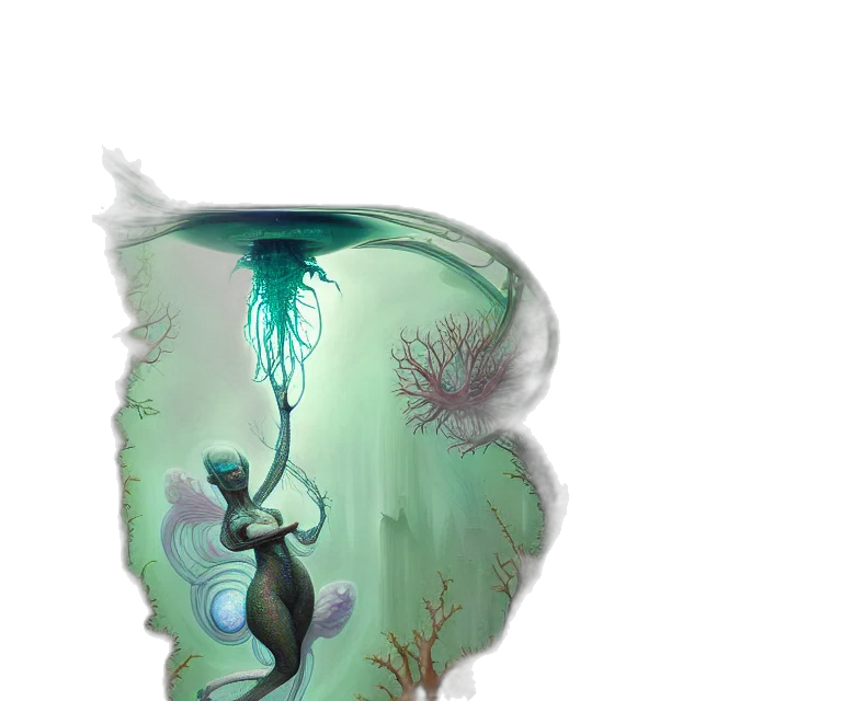 bottle, crown, creature, hat transparent PNG cut-out