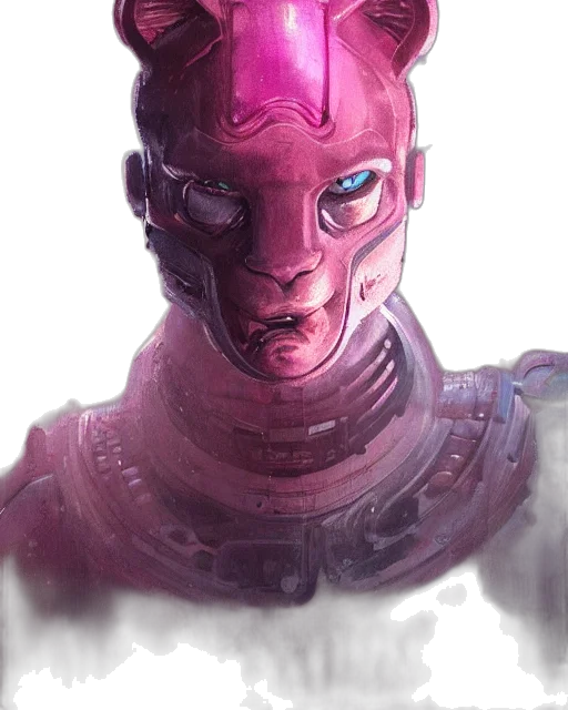 robot, face, mask, concept art transparent PNG cut-out