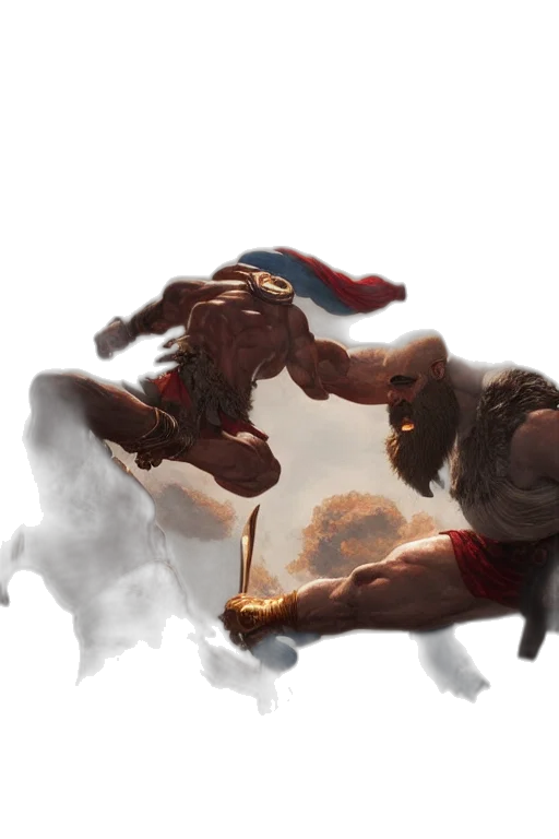 concept art, comic book art, fantasy art, underwater transparent PNG cut-out