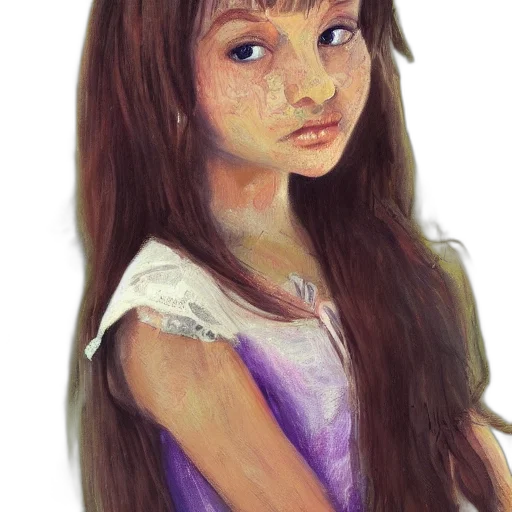 face, dress, hair, watercolor transparent PNG cut-out