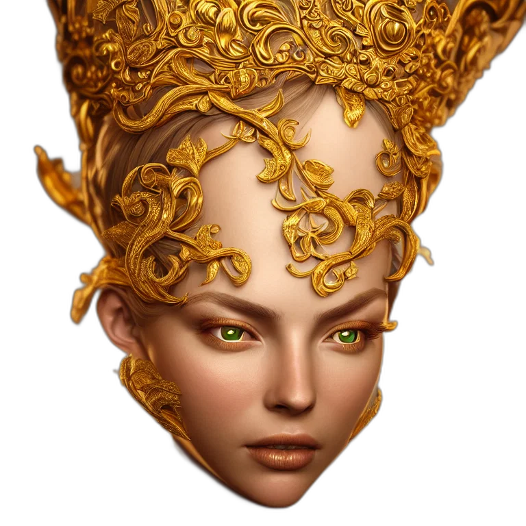 crown, mask, face, jewelry transparent PNG cut-out
