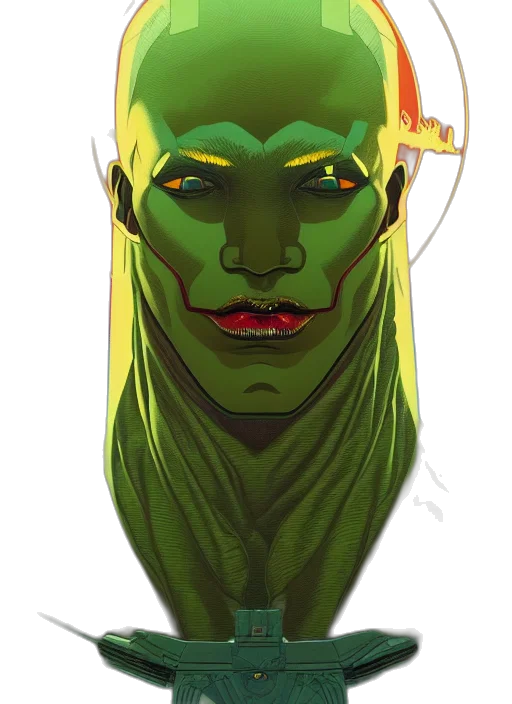 mask, face, creature, staff transparent PNG cut-out
