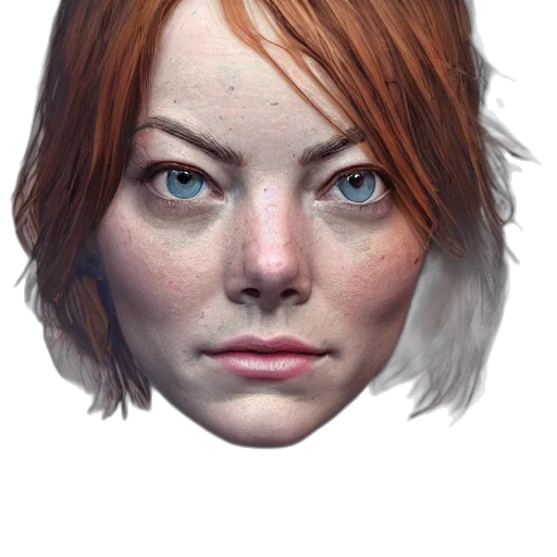 face, mask, robot, hair transparent PNG cut-out