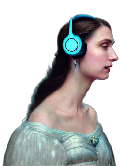 jewelry, face, crown, fantasy art transparent PNG cut-out