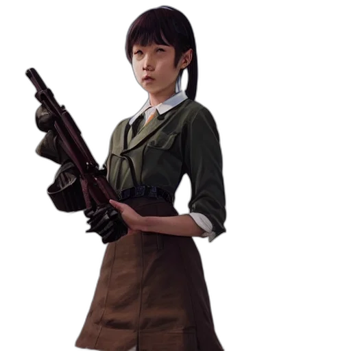 staff, weapon, jacket, concept art transparent PNG cut-out
