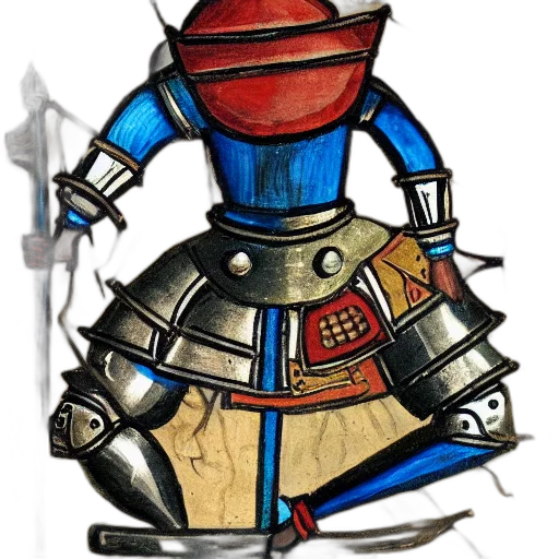 staff, sword, robot, crown transparent PNG cut-out