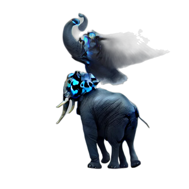animal, dragon, creature, staff transparent PNG cut-out