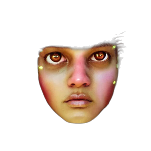 face, mask, jewelry, creature transparent PNG cut-out