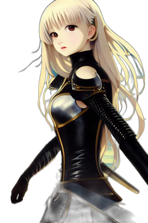 dress, anime, fantasy art, concept art transparent PNG cut-out