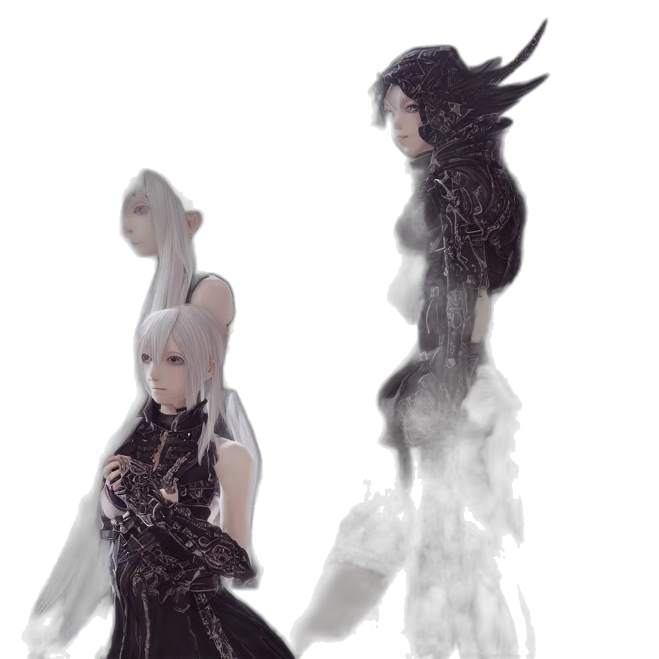 dress, staff, dragon, concept art transparent PNG cut-out