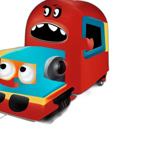 car, robot, 3d render, concept art transparent PNG cut-out